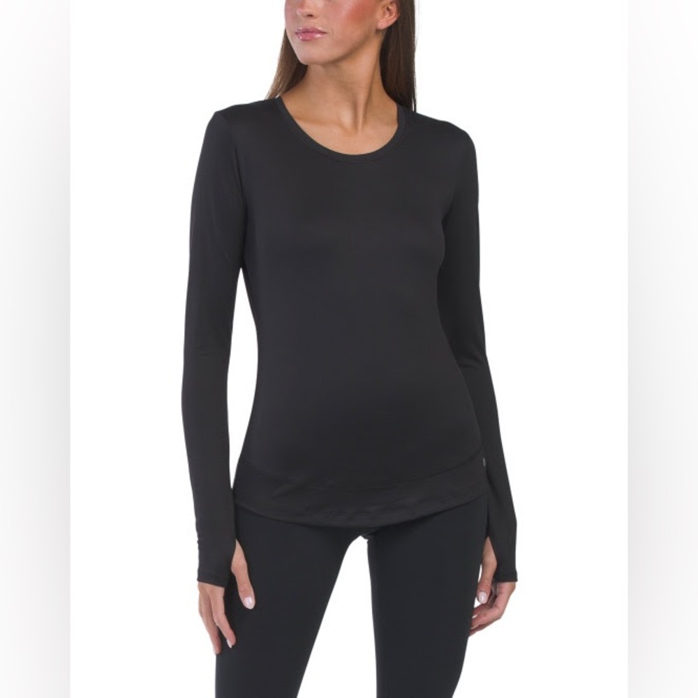 X by Gottex Mesh Back Long Sleeve T-Shirt